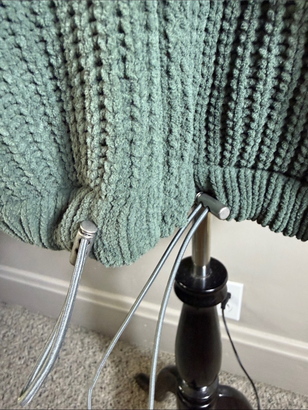 FLX Womens Zip-Front Chunky Knit Sweater Jacket - Green Sz XL NWT - Picture 3 of 10